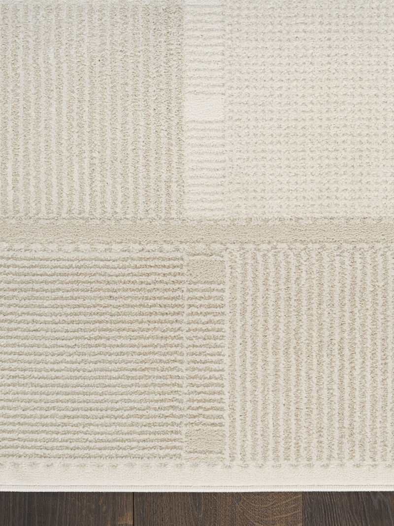 Nordic NRC09 Ivory/Beige 4' x 6' Rug