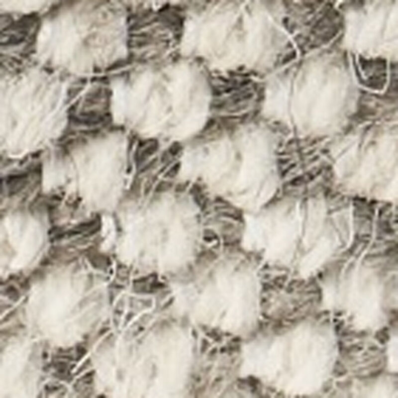 Hivvago 18 Inch Beige Geometric Pouf Ottoman