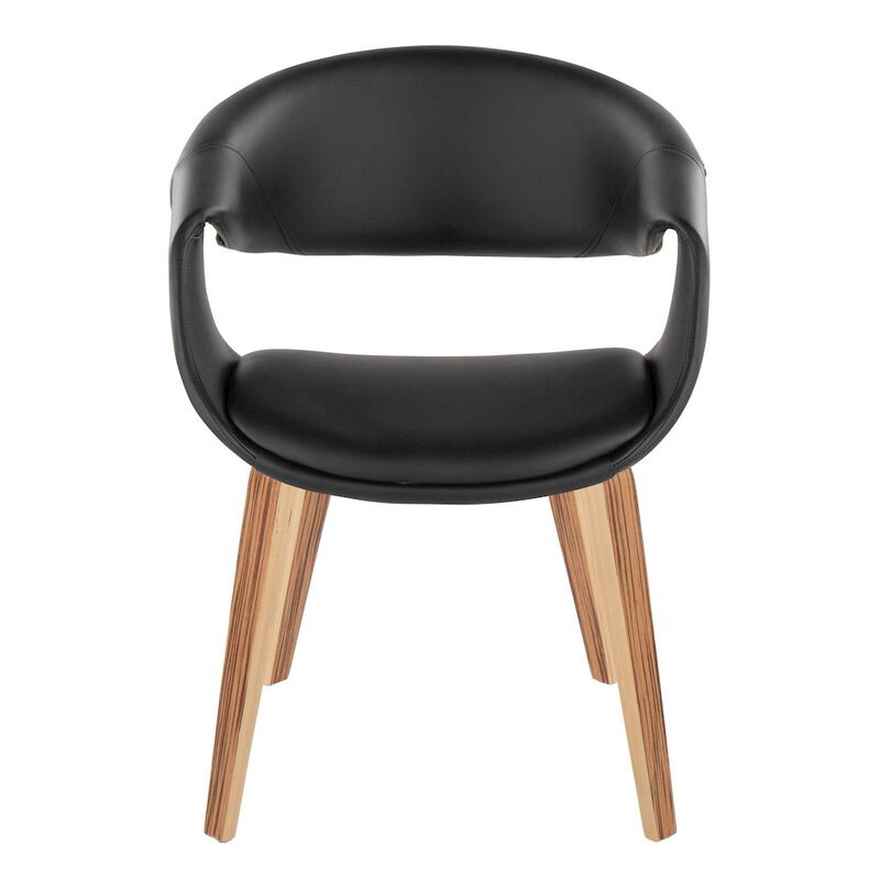 LumiSource Curvo Upholstered Chair - Set of 2