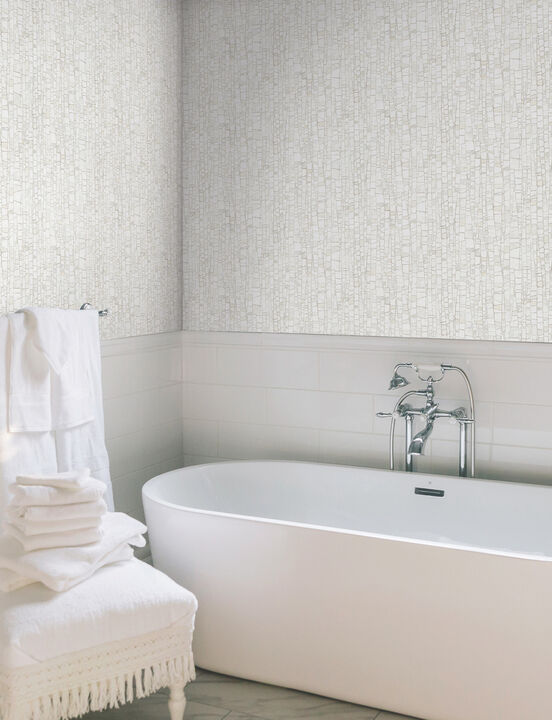 Kaleidoscopic Soft Neutral Wallpaper