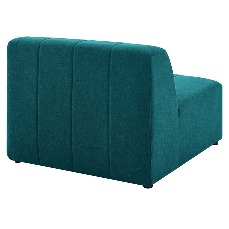 Bartlett Upholstered Fabric Armless Chair image number 3