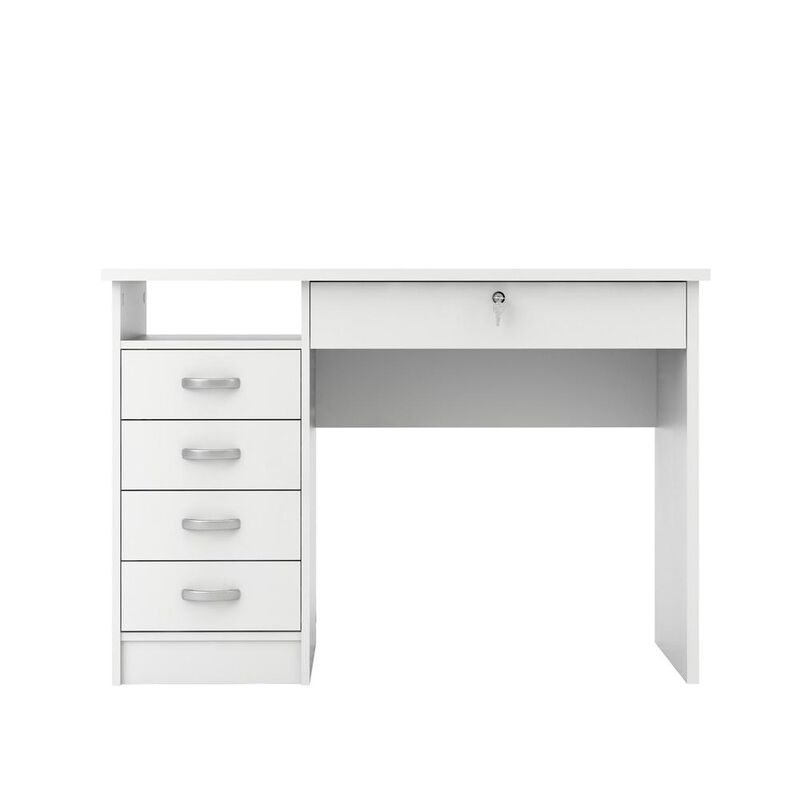 Tvilum Walden Desk with 5 Drawers