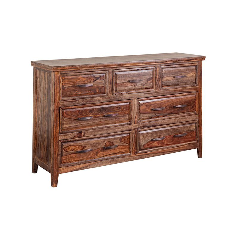 Porter Designs Sonora Solid Sheesham Wood Dresser, Brown image number 2