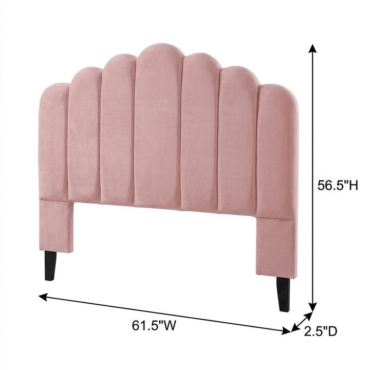 Performance Velvet Queen Headboard in Soft Fabric, Sturdy Frame, Elegant Design