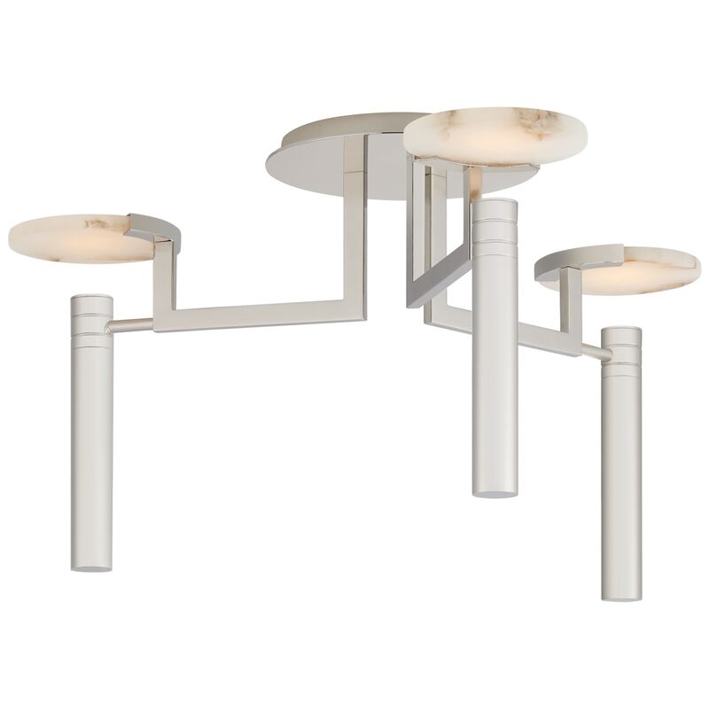 Melange Disc Semi-Flush Chandelier