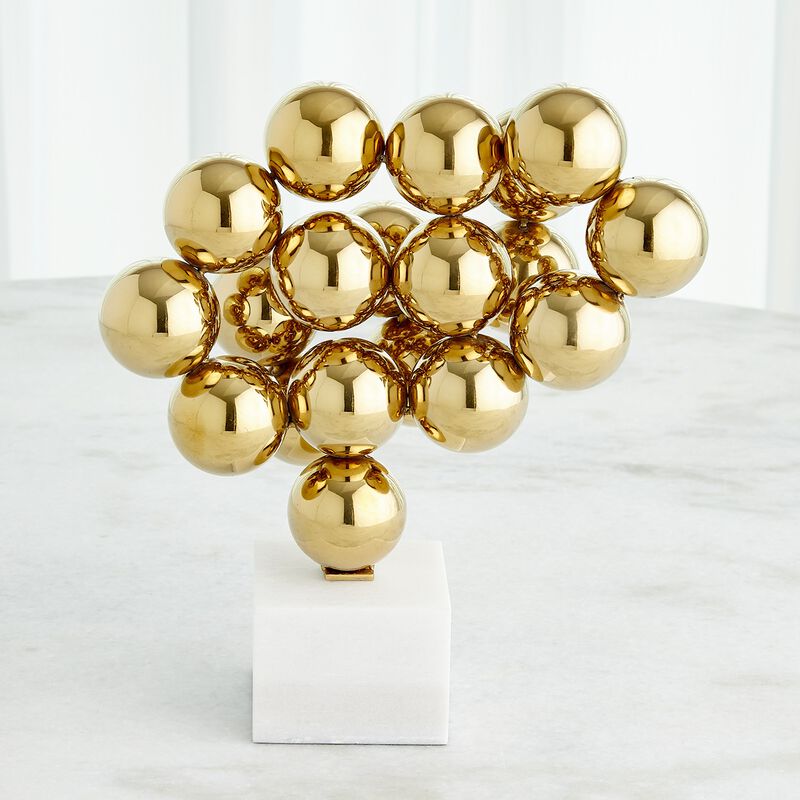 Sphere Brass Sculpture