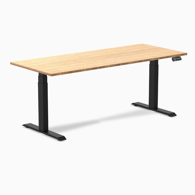 Desky Dual Bamboo Sit Stand Desk image number 9