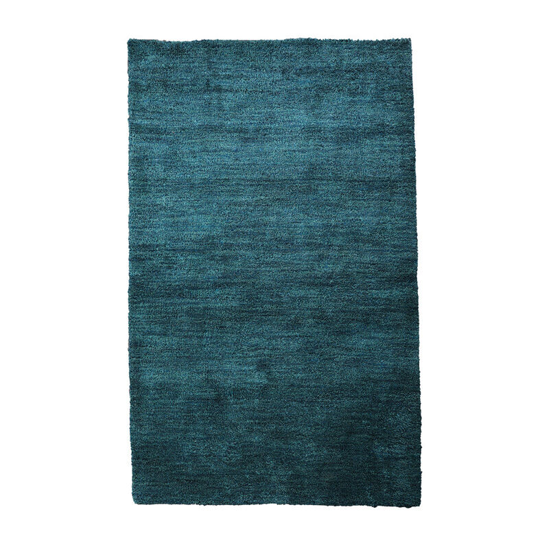 RUGSOTIC CARPETS HAND KNOTTED LOOM SILK ECO-FRIENDLY AREA RUGS  - Plain Solid Design, High Pile Thick Handmade Anti Skid Area Rugs for Living Room, Bed Room (LS0111) image number 1