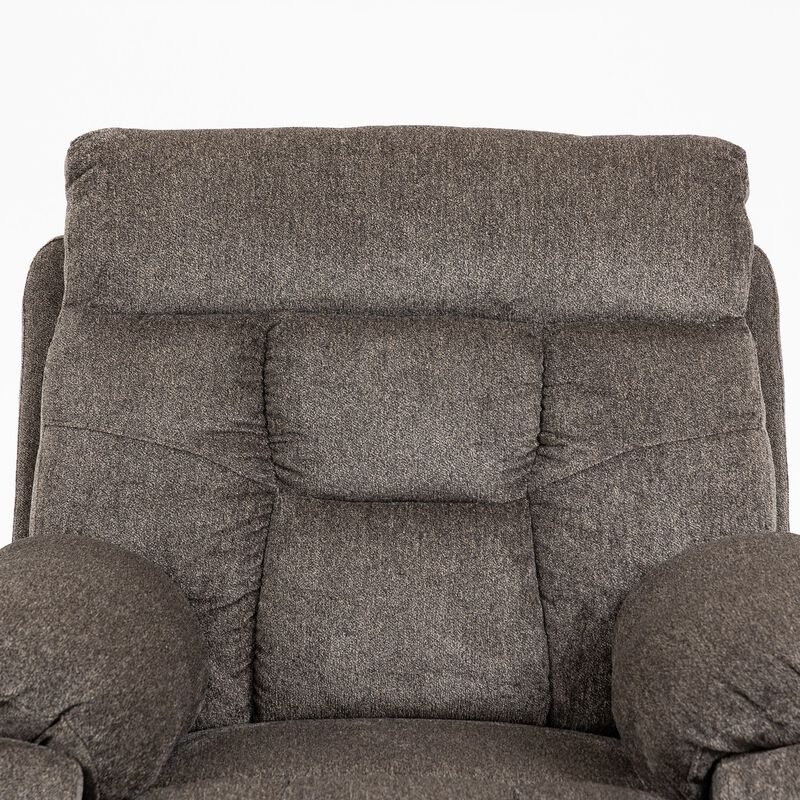 Electric Lift Recliner Chair with Heating and Massage, Power Lift Sofa Chair with 2 Cup Holders, Storage Pocket, 2 remote controls image number 3