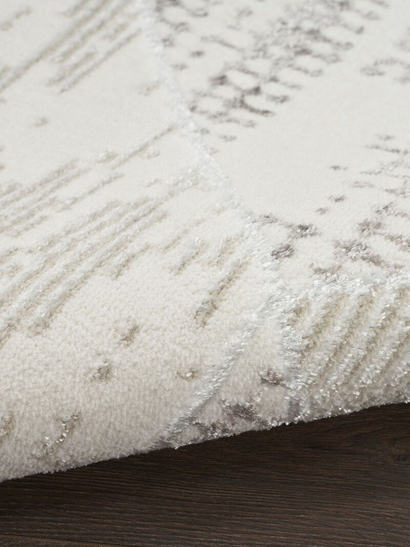 Glitz GLZ04 Ivory/Multicolor 5'3" x 7'3" Rug