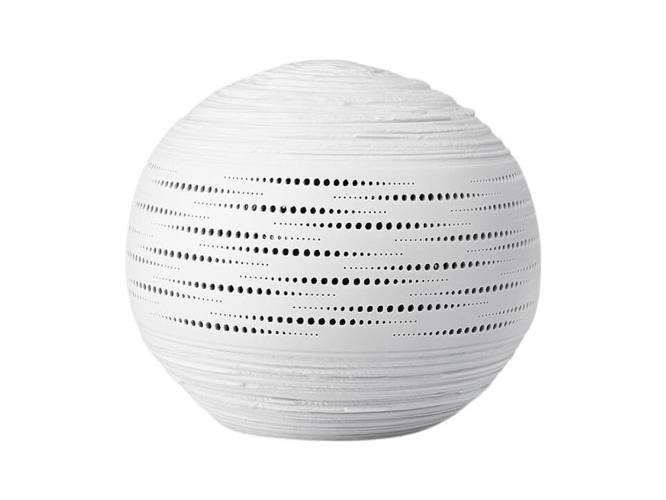 Modern Ceramic Bedside Table Lamp 9 Inch Dimmable Lamp for Bedroom Living Room