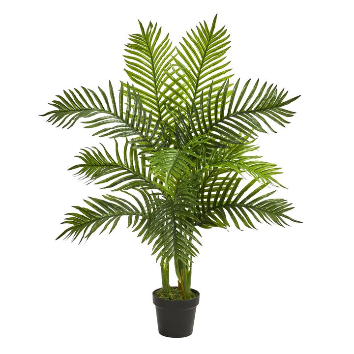 Hivvago 3.5 Feet Areca Palm Artificial Tree (Real Touch)