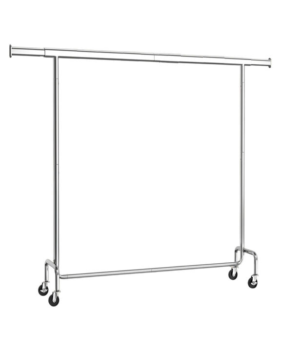 Heavy Duty Garment Rack Adjustable Rod for Clothes Organization