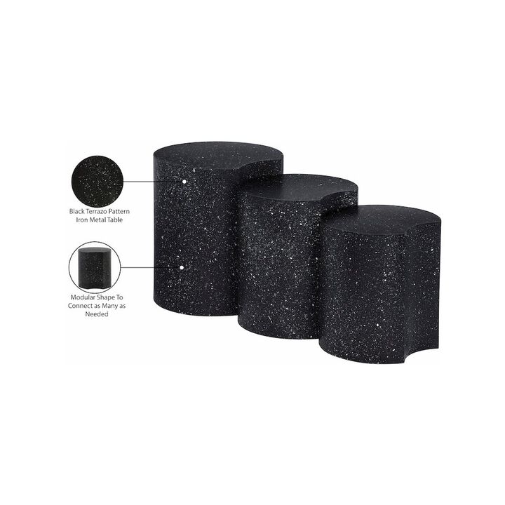 Meridian Furniture Dimple Black End Table