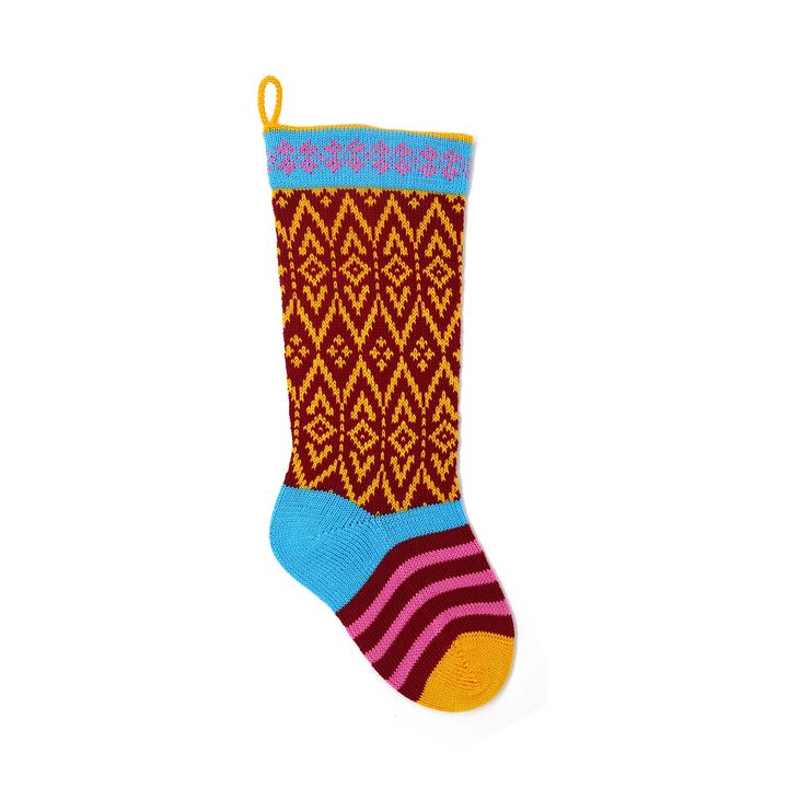 Colorful Stocking - Red