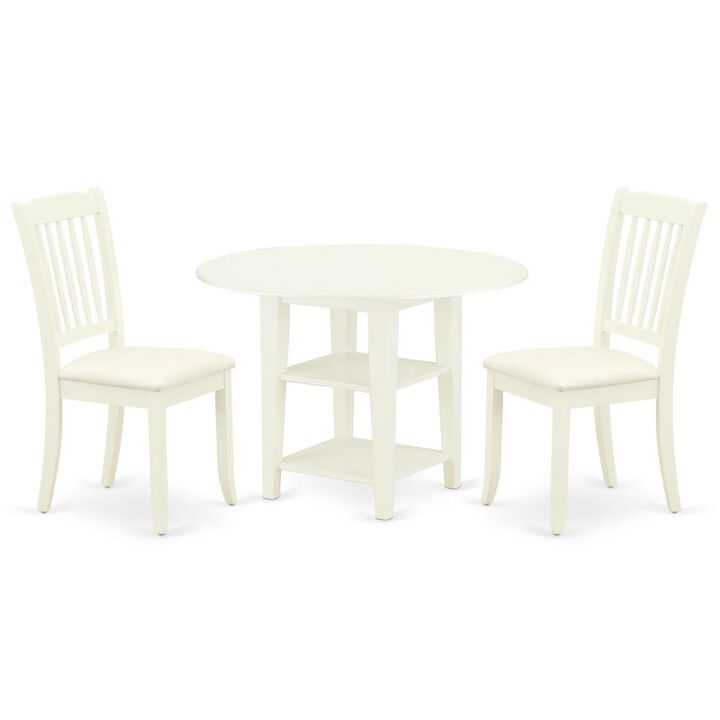 Dining Room Set Linen White