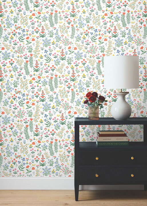 Menagerie Garden Rose Multicolor Peel & Stick Wallpaper