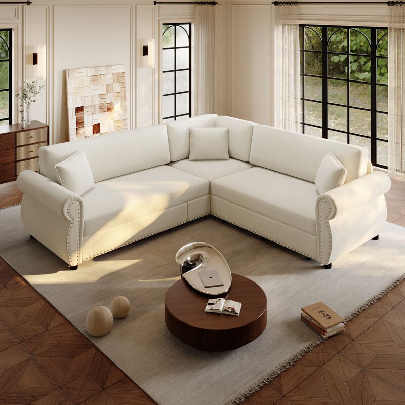 Vickco L-Shaped Sofa image number 1