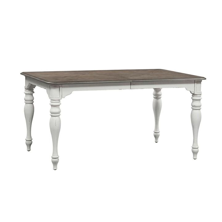 Liberty Furniture Magnolia Manor Leg Table in Antique White