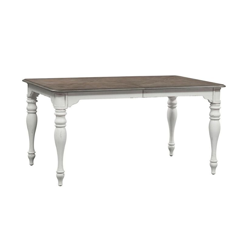 Liberty Furniture Magnolia Manor Leg Table in Antique White image number 0