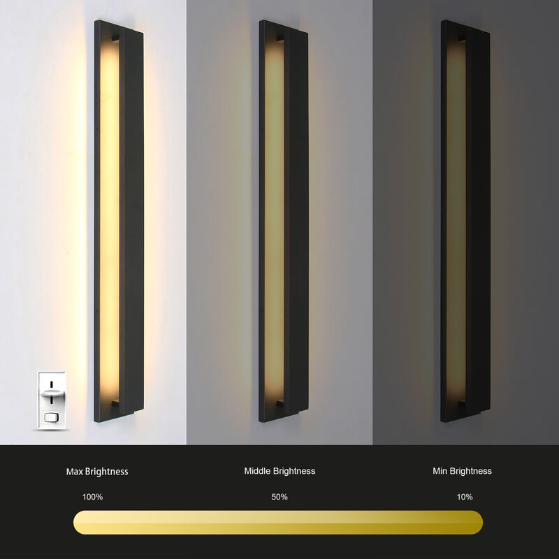 LED Wall Light Aluminium Linear Waterproof Outdoor Dimmable image number 7