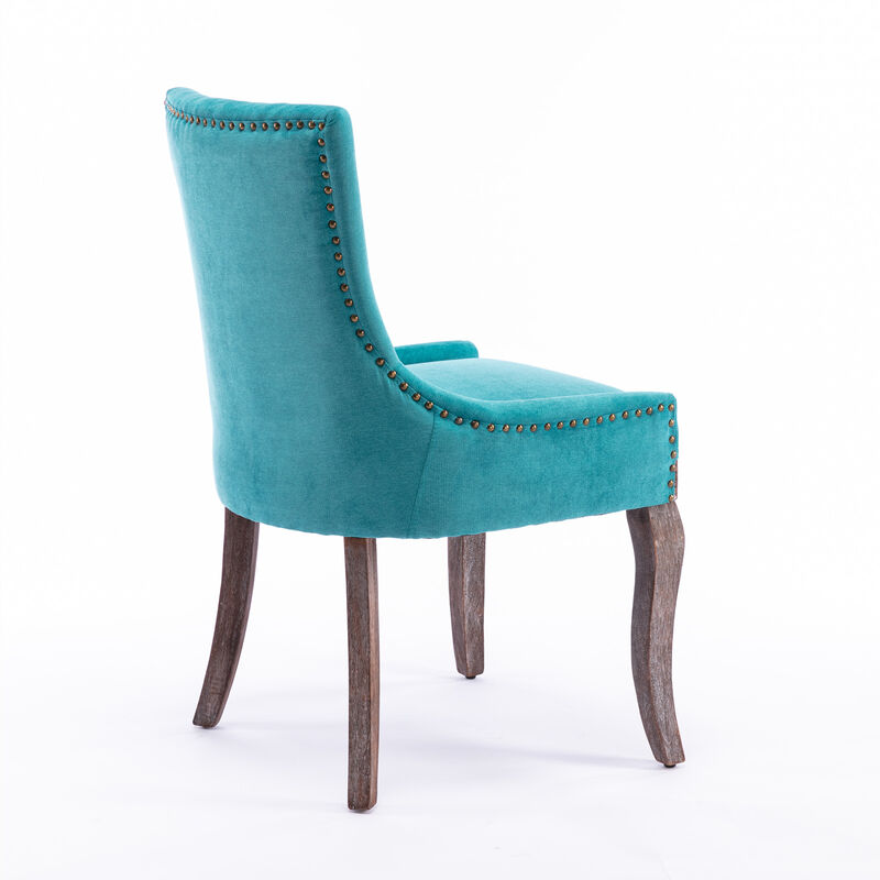 Streamdale Ultra Side Chair: Neutral Fabric, Solid Wood