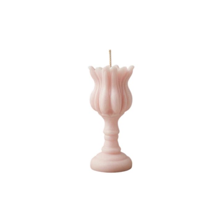 HomeRoots 5" Scented Dimensional Flower Candle