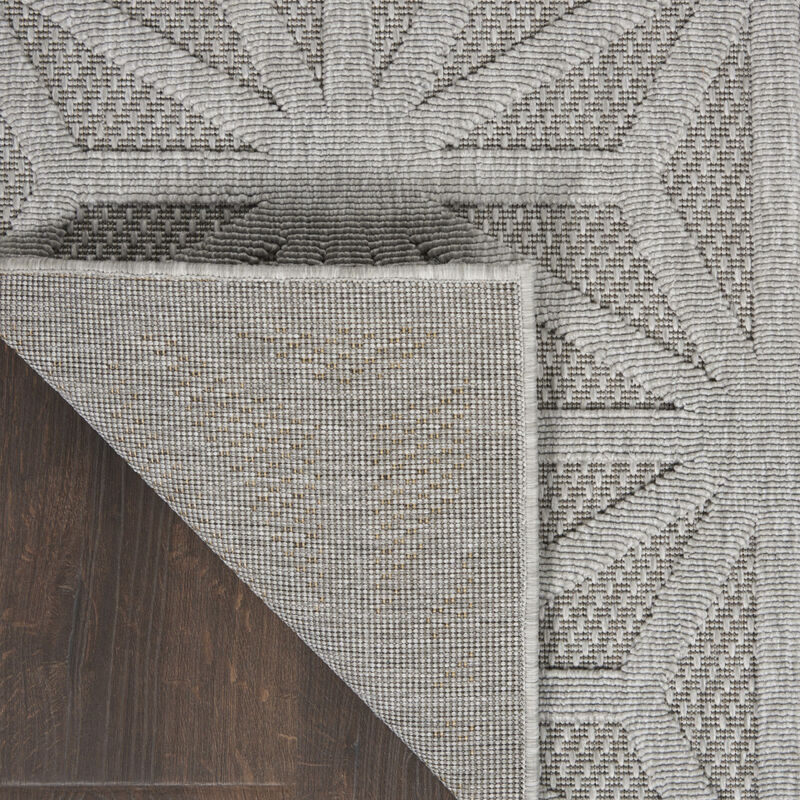 HomeRoots Geometric Indoor Outdoor Area Rug image number 5