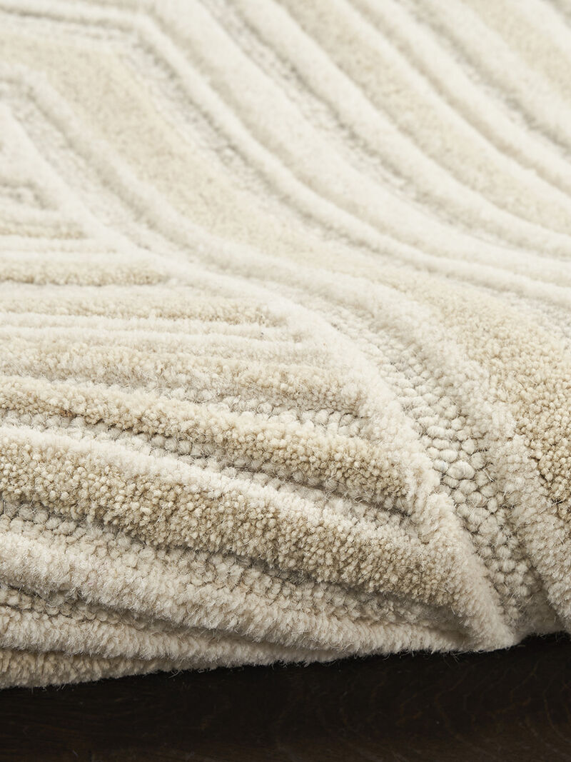 Graceful GRU03 Ivory 3'9" x 5'9" Rug