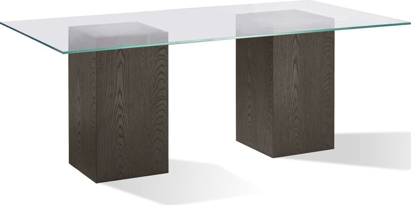 Modesto Rectangular Glass Top Dining