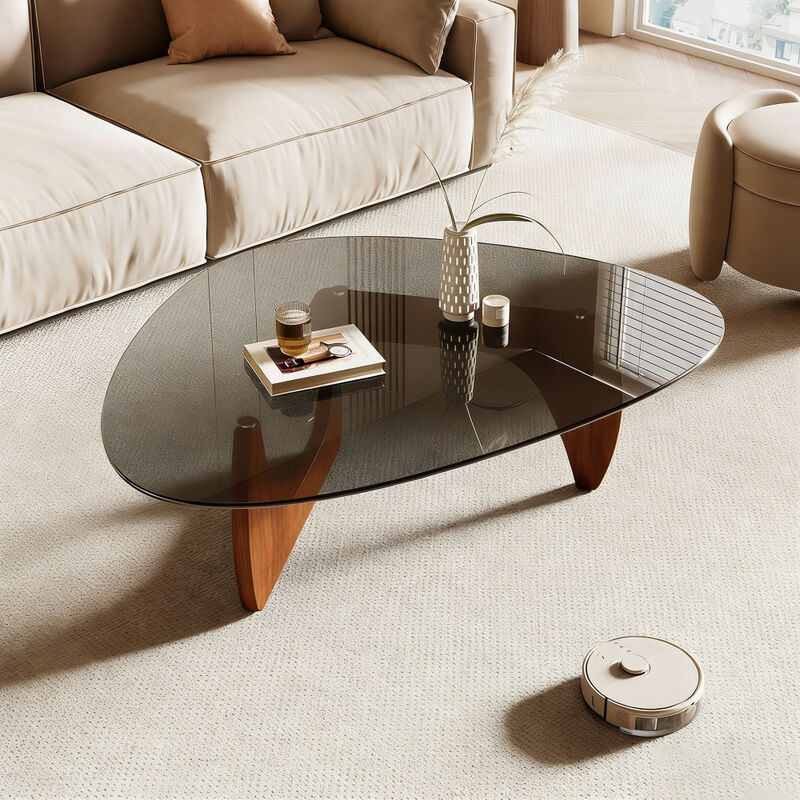 Sturgu Modern Glass Coffee Table image number 3
