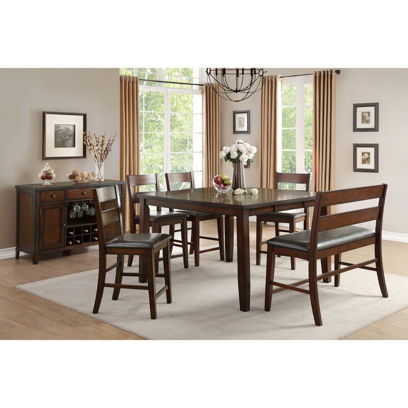 Streamdale Wooden Counter Height Chairs Set of 2 image number 9