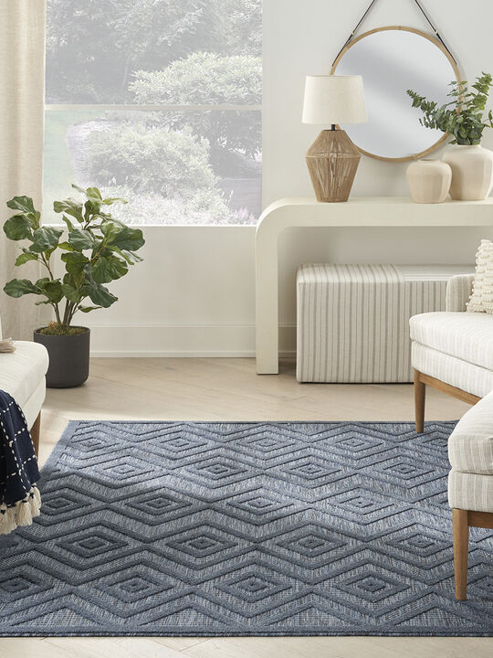 Versatile NRV01 Navy/Blue 4' x 6' Rug