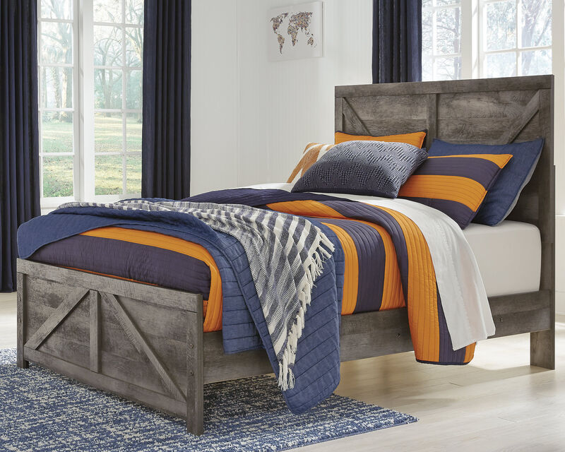 Wynnlow Full Crossbuck Panel Bed image number 1