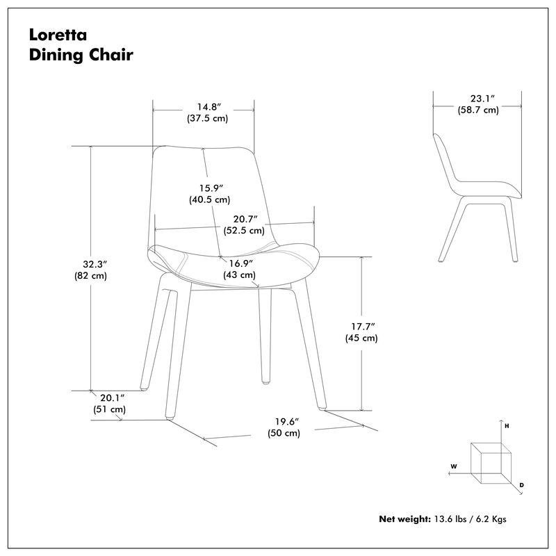 Loretta Dining Chair (Set of 2) image number 9