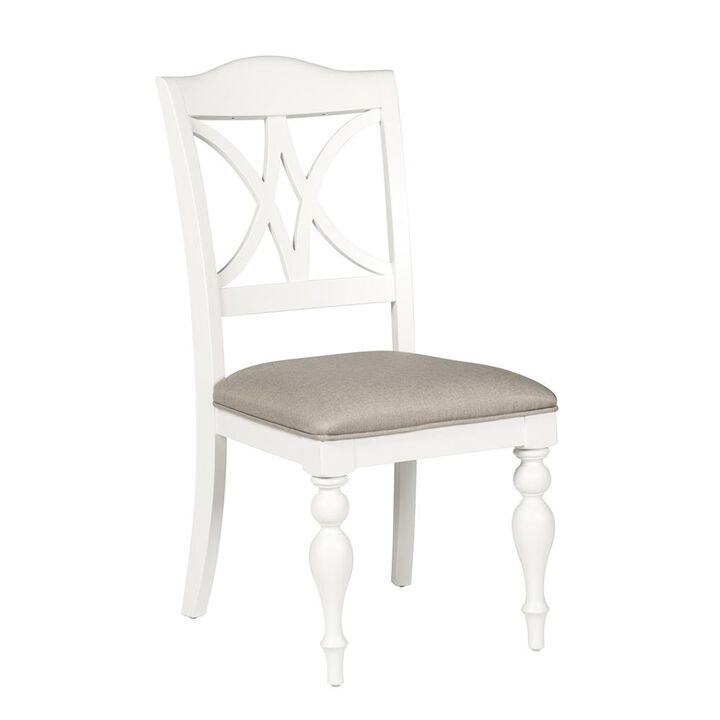 Liberty Furniture Summer House 5 Piece Rectangular Table Set in Oyster White