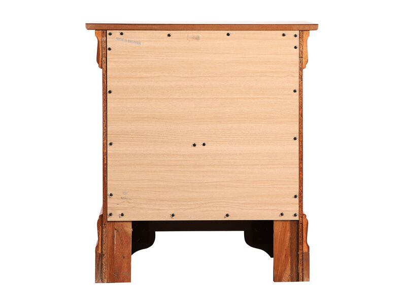 Louis Philippe 2-Drawer Nightstand (24 in. H X 22 in. W X 16 in. D)