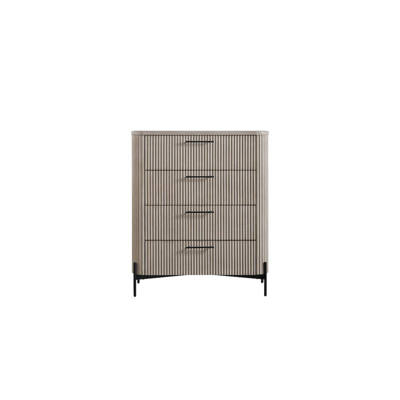 Fisher Park 4 Drawer Chest - Taupe