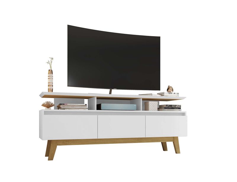 Yonkers White Small TV Stand