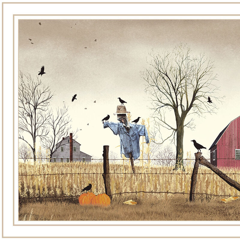 HomeRoots After the Harvest White Framed Wall Art image number 3
