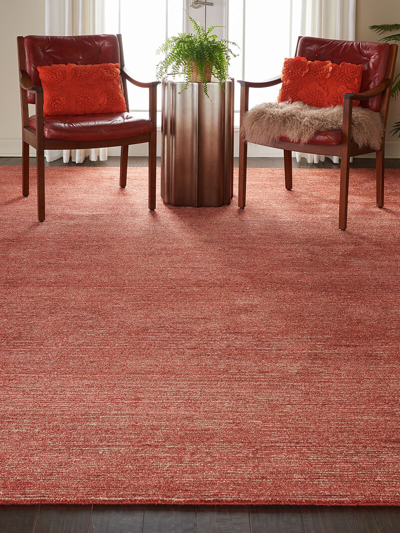 Weston WES01 Brick 9'6" x 13' Rug