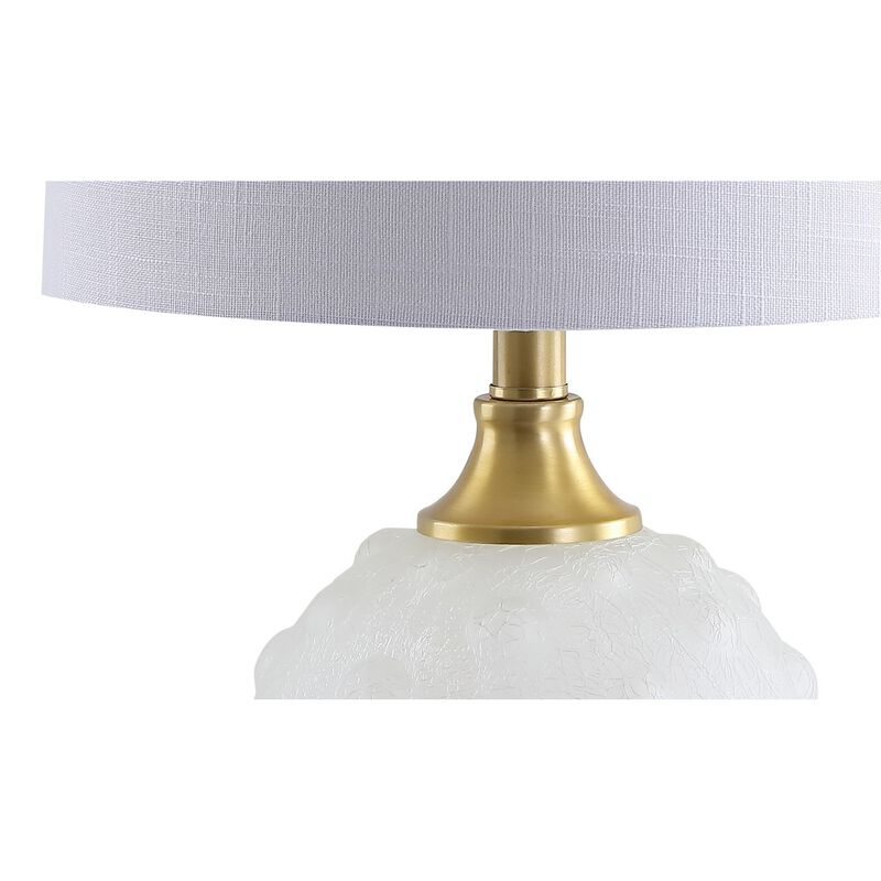 Ilsa Dotted Glass/Metal LED Table Lamp