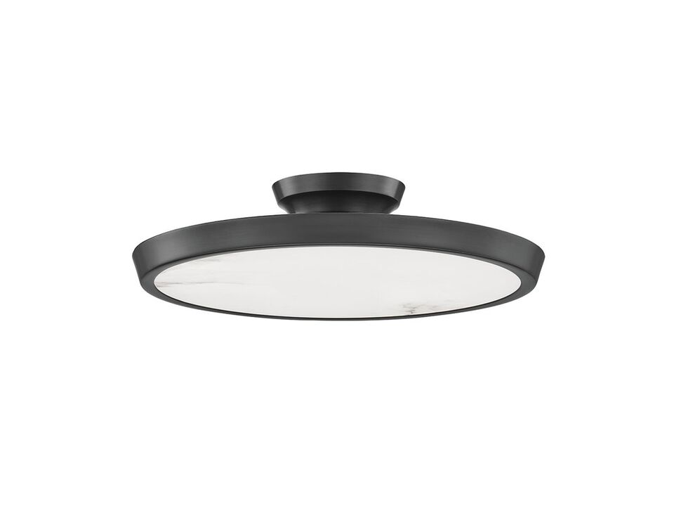 Draper Bronze Flush Mount Light