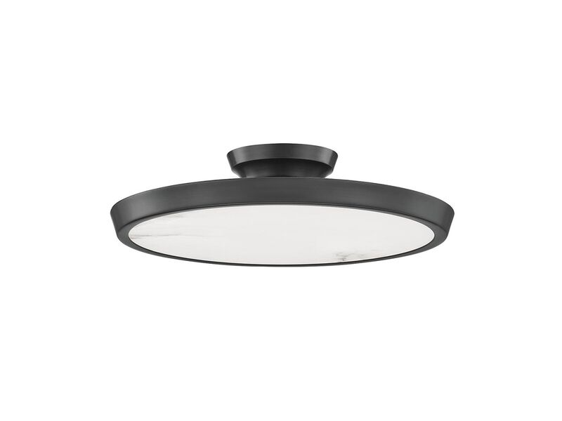 Draper Bronze Flush Mount Light image number 0