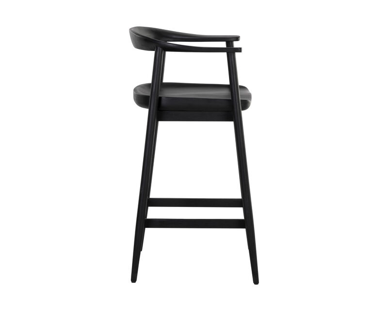 Jeremy Black Counter Stool