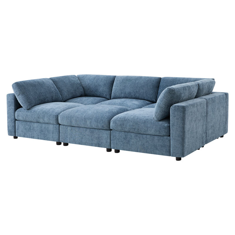 129" Modular Sectional Sofa image number 8