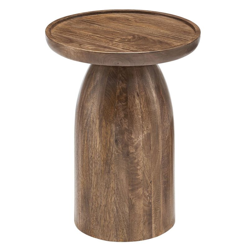 Holloway Round Wood Side Table image number 3