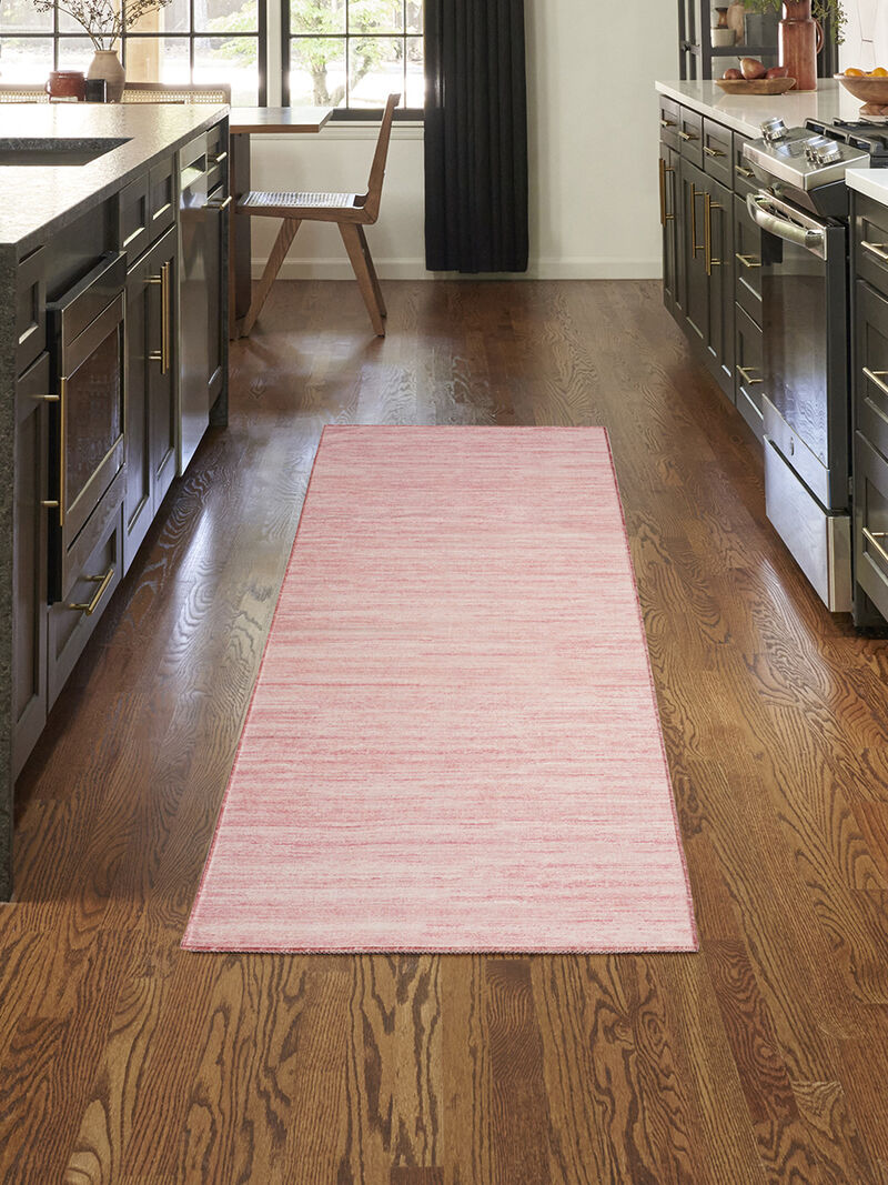 Washable Essentials WAE01 Pink 2'2" x 10' Rug image number 7