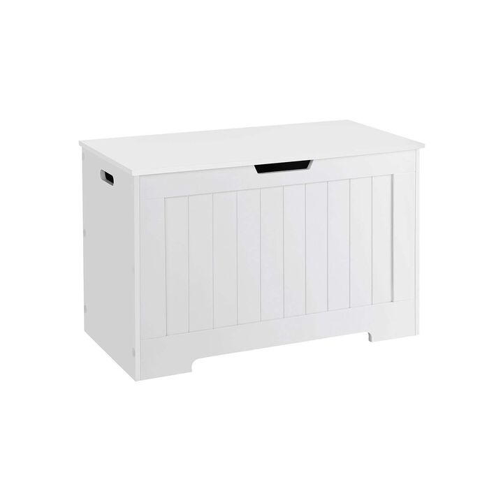 Hivvago White Storage Chest Bench with Lift Top