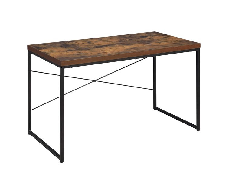 ACME Bob Writing Desk(Same AC00906), Weathered Oak & Black image number 0
